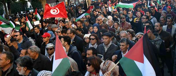 تظاهرات في الدول المختلفة احتجاجا على الاعتراف الأمريكي بالقدس عاصمة لإسرائيل