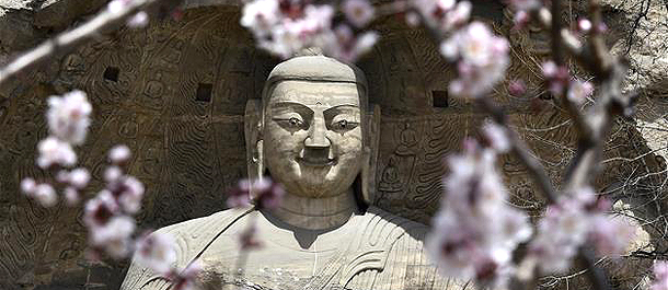عرض تماثيل بوذية بنيت بتكنولوجيا الطباعة ثلاثية الأبعاد في شرقي الصين