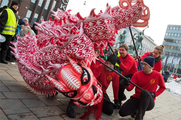 "مهرجان عيد الربيع الصيني -معرض معبد" يقام في هلسنكي