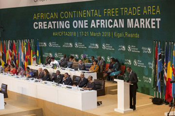 الدول الأفريقية توقع على اتفاقية بإقامة منطقة تجارة حرة قارية افريقية