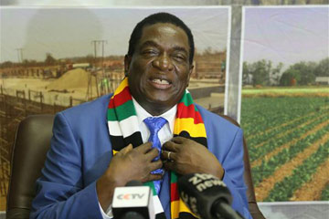 مقابلة: رئيس زيمبابوي: نسعى لعلاقات اقتصادية أعمق مع الصين لدفع اقتصادنا