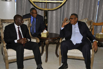السودان وكينيا يؤكدان التزامهما بالعمل من أجل حل المشكلات الأمنية فى افريقيا