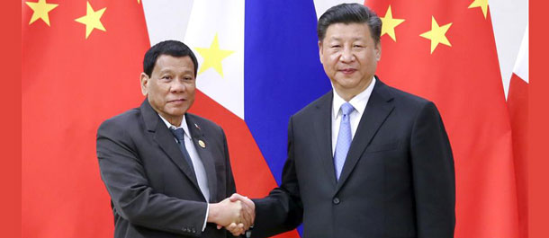 تقرير اخباري: الرئيس شي يدعو إلى الارتقاء بالعلاقات الصينية-الفلبينية