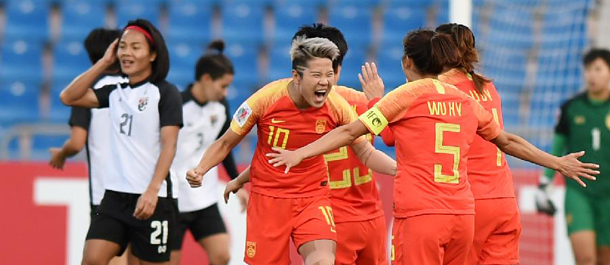 الصين تحقق المركز الثالث في بطولة كأس آسيا لكرة القدم للسيدات بعد فوزها على تايلاند