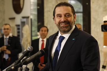 الرئيس اللبناني يكلف الحريري بتشكيل الحكومة