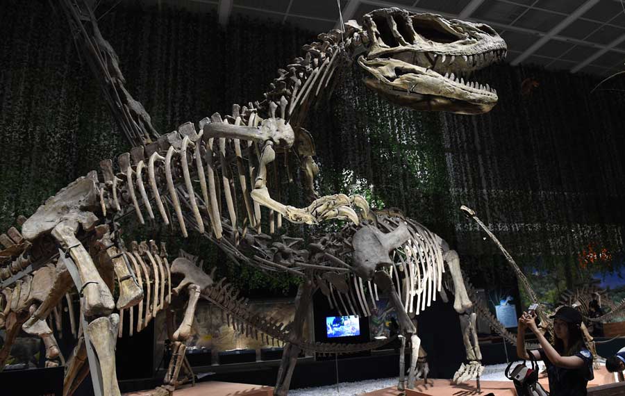 معرض الديناصورات يقام في نانجينغ