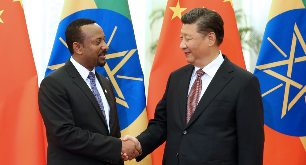 شي يلتقي رئيس الوزراء الإثيوبي