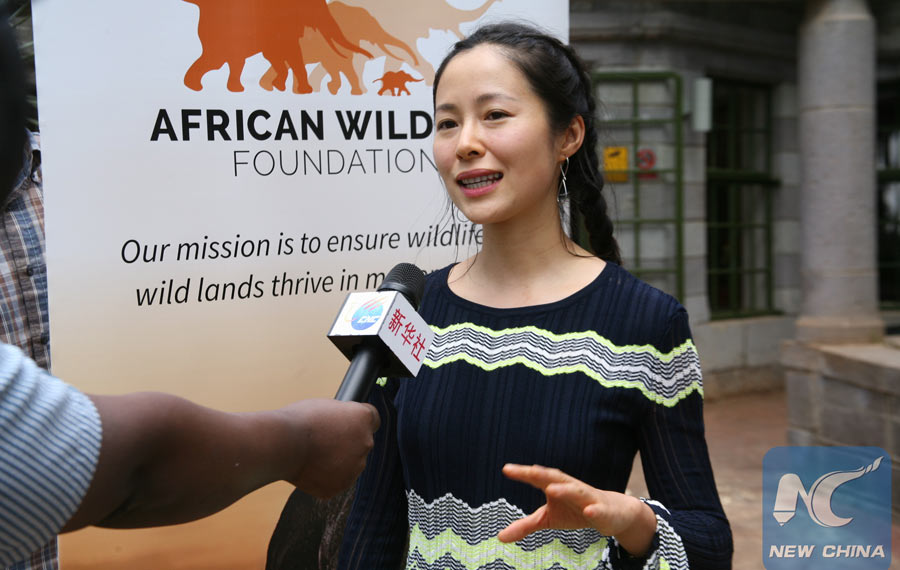 الممثلة الصينية جيانغ يي يان تدعم الحفاظ على الحياة البرية