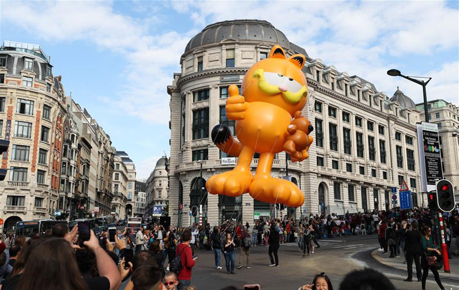 موكب يوم البالون في بروكسل