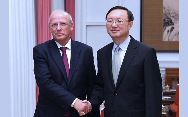 مسؤول صيني كبير يلتقي بوزير خارجية البرتغال