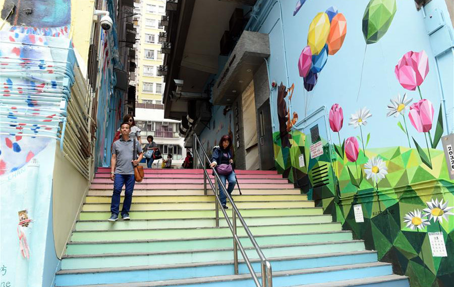 "قرية اللوحات الجدارية" فى هونغ كونغ