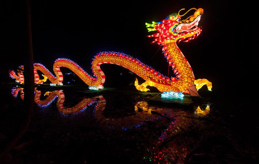 معرض المصابيح المضيئة الصينية في لوس أنجلوس