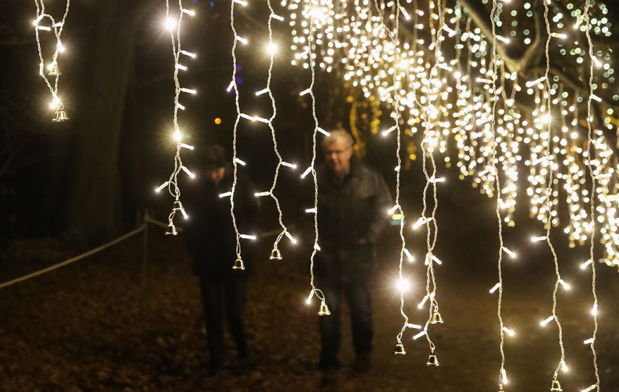 عرض الإضاءة تحت عنوان "حديقة عيد الميلاد في برلين" يعقد في ألمانيا