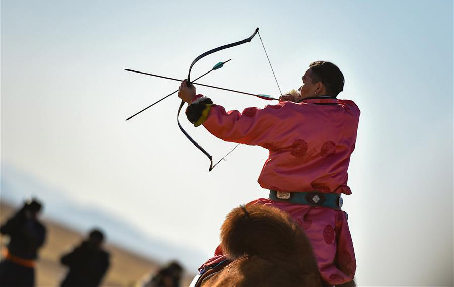 انطلاق المهرجان السياحي لثقافة الجمل في منطقة منغوليا الداخلية الذاتية الحكم