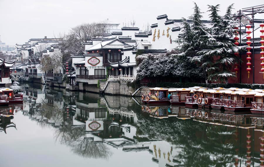 جمال الصين الثقافية بعد تسلط الثلوج