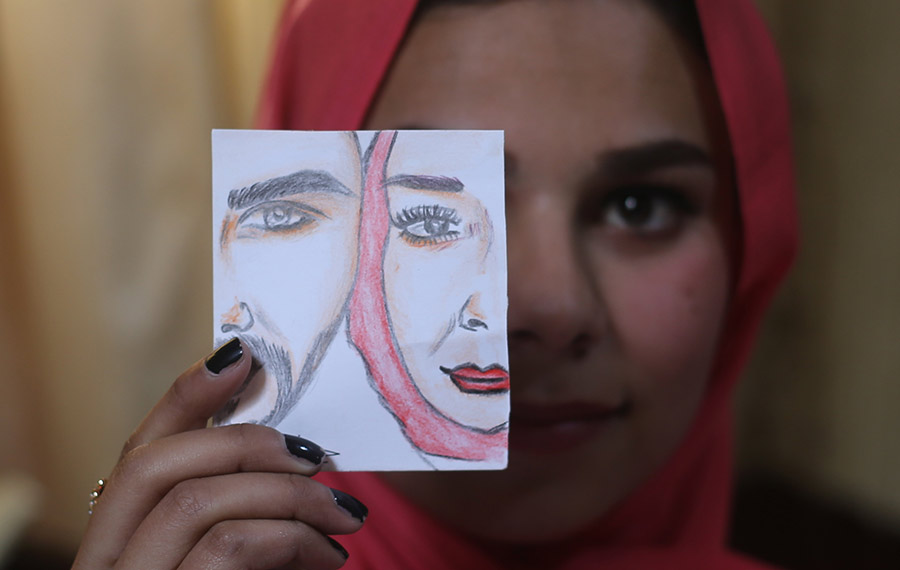 فنانة من غزة