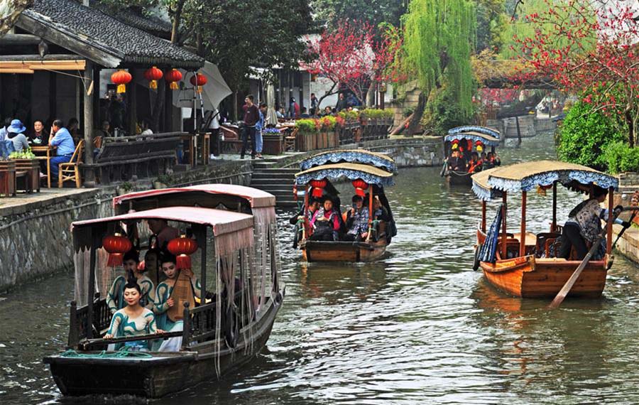 الصين الجميلة: بلدة نانشيون -- بلدة ثقافية تاريخية في مقاطعة تشجيانغ تجذب زوارا