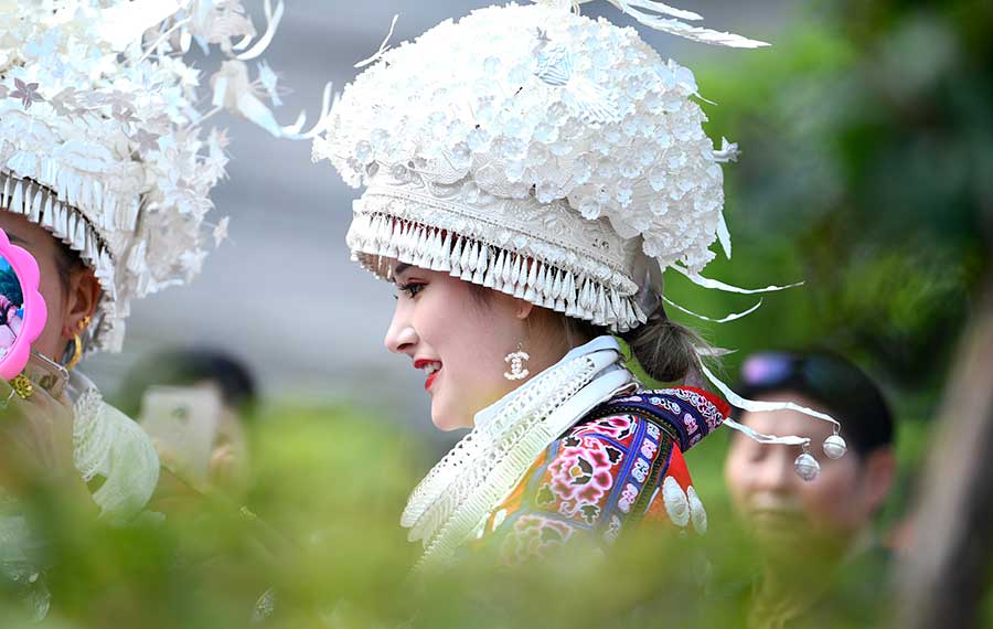 مهرجان أقلية مياو العرقية في جنوب غربي الصين