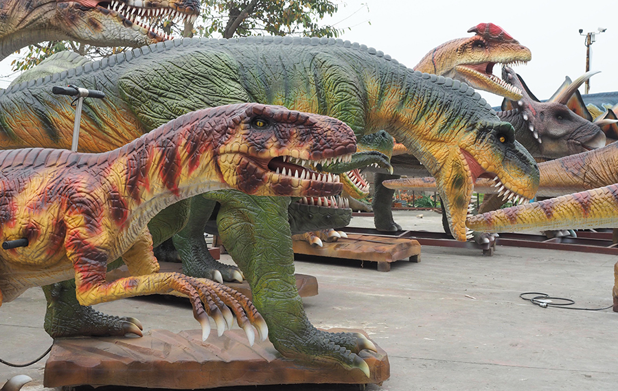 مقاطعة صينية تصنع "الديناصورات" للعالم