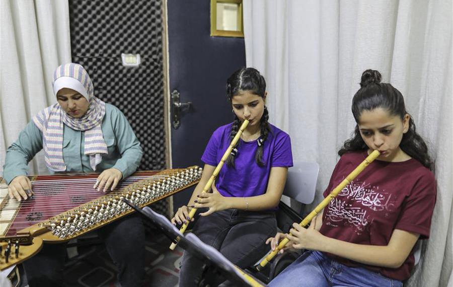 معهد الموسيقي في قطاع غزة