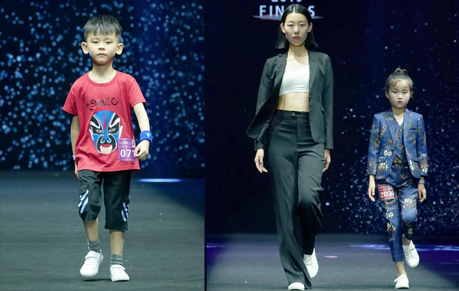 مسابقة الموضة للأطفال في مدينة تشونغتشينغ بجنوب غربي الصين