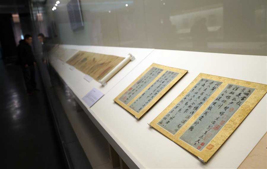 معرض الخطوط والرسوم العريقة الصينية يقام في المتحف الوطني الصيني في بكين