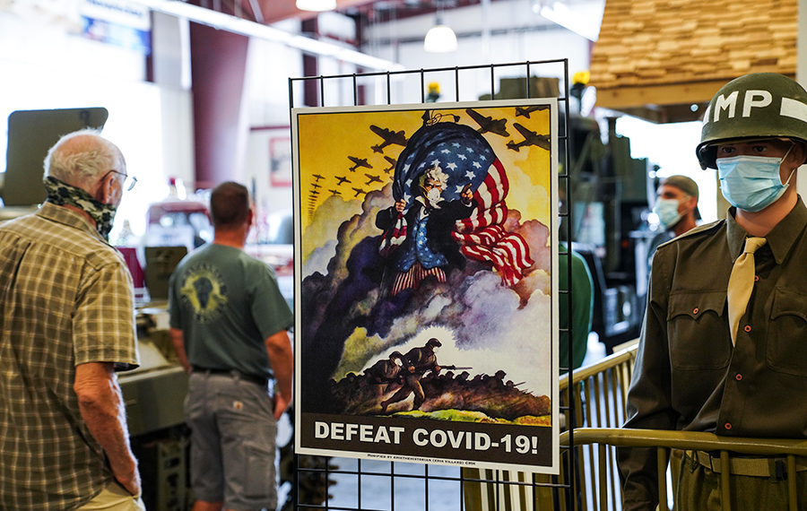 متحف في نيويورك يستخدم ملصقات الحرب العالمية الثانية للتحذير من "كوفيد-19"