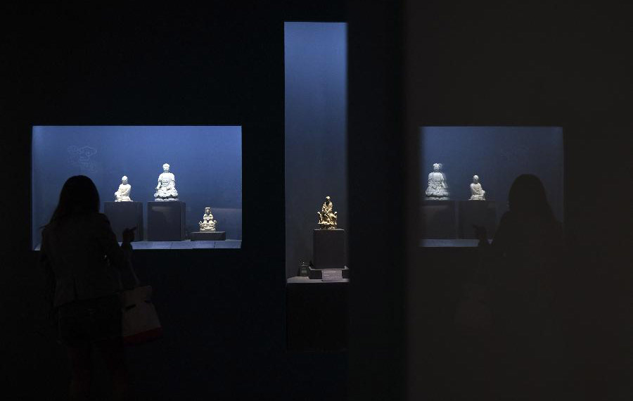 معرض للأعمال الفنية التقليدية الصينية في بكين