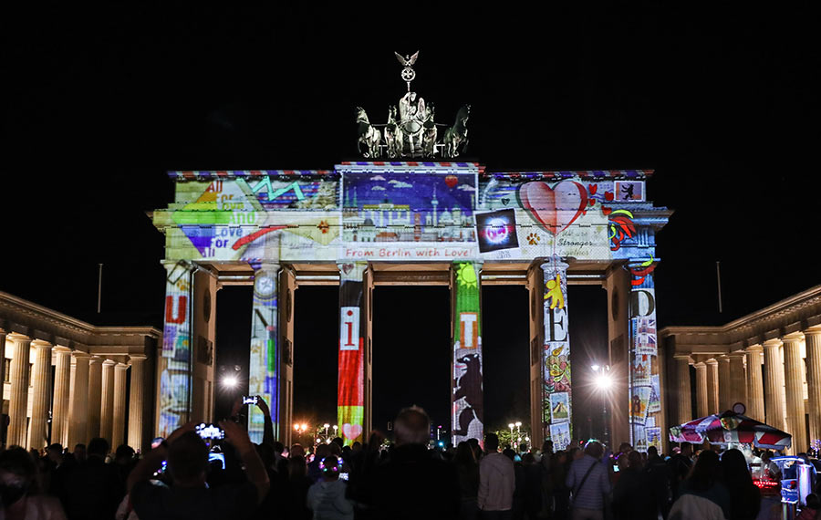 افتتاح مهرجان الأضواء في برلين