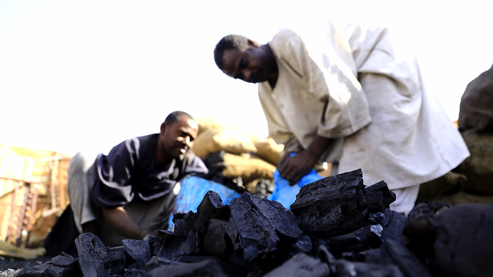 الفحم النباتي بديلا عن غاز الطهي المنزلي بالعاصمة السودانية