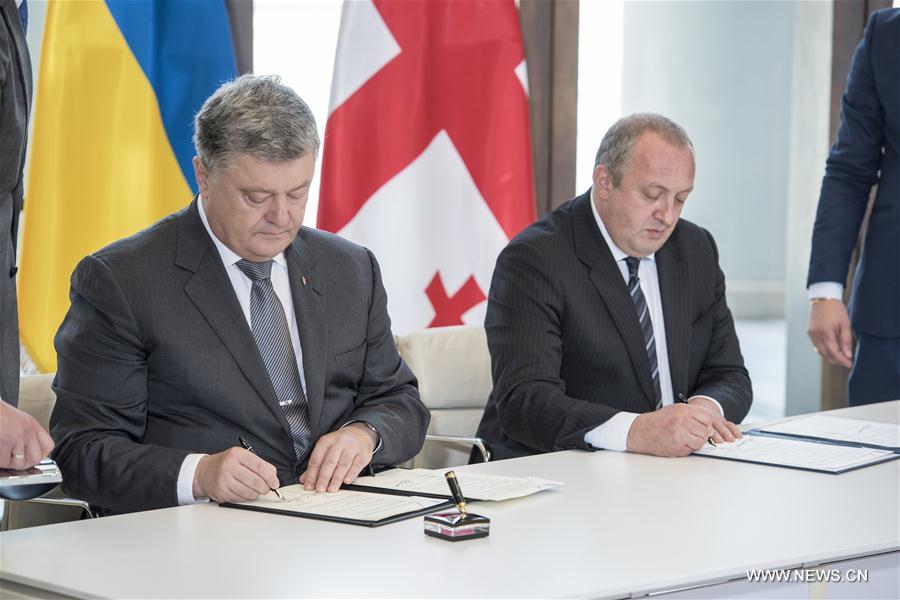 （国际）（3）格鲁吉亚与乌克兰宣布建立战略伙伴关系 