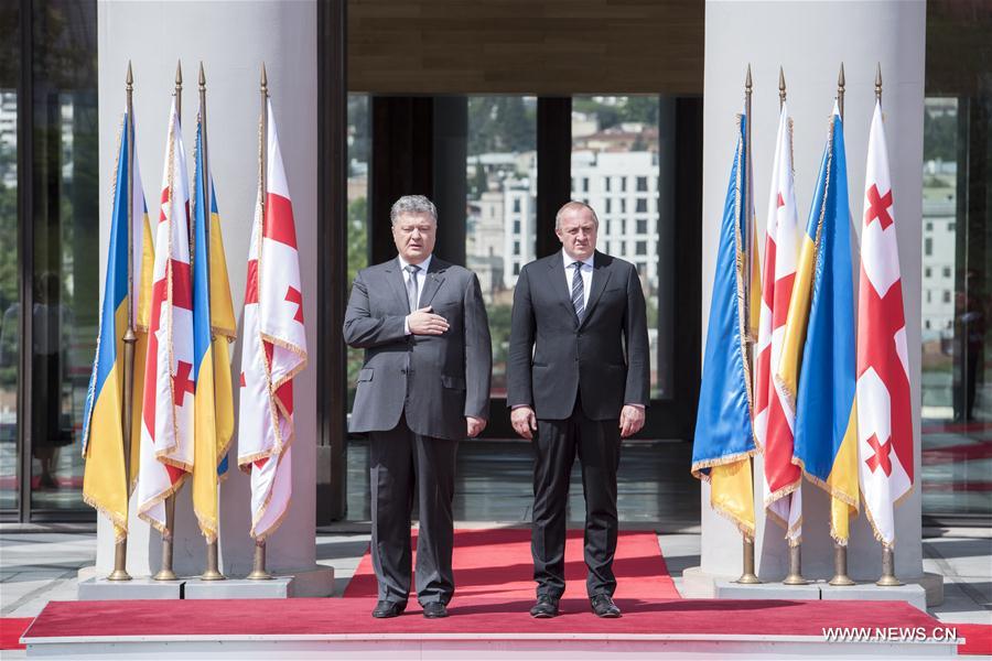 （国际）（2）格鲁吉亚与乌克兰宣布建立战略伙伴关系 
