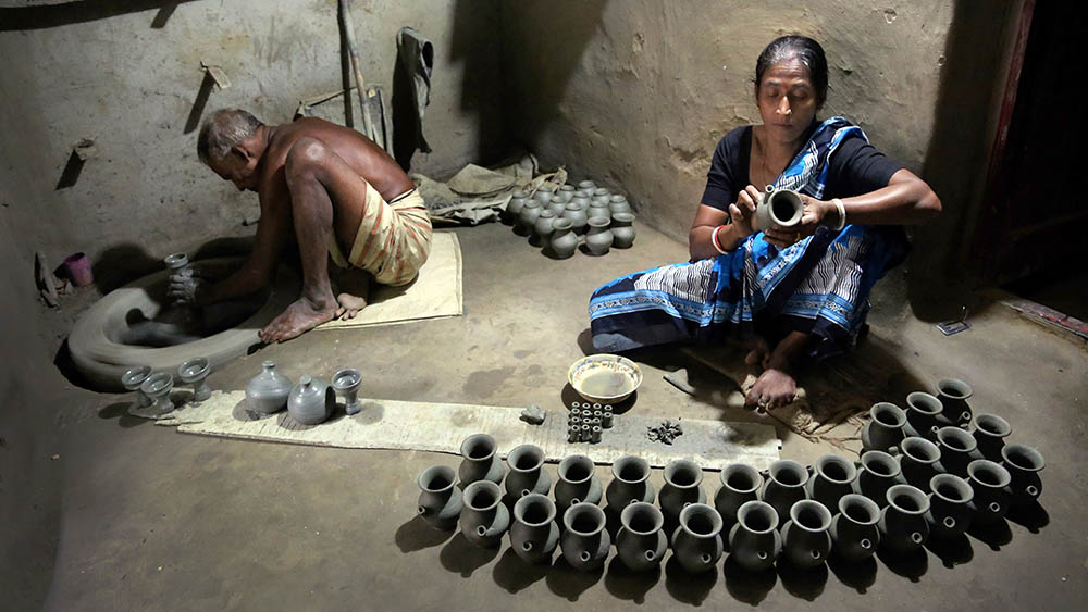 صناعة الأواني الفخارية في بنجلاديش